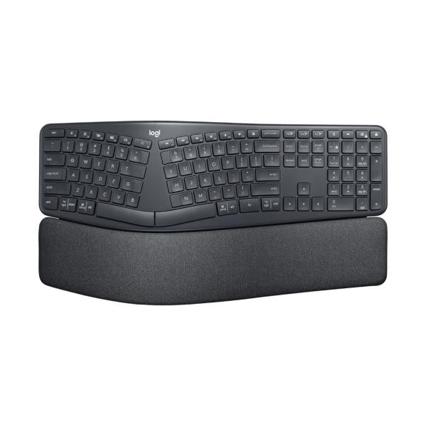 TECLADO LOGITECH ERGO K860 FOR BUSINESS MEMBRANA INALÁMBRICO BLUETOOTH INGLÉS 920-009166