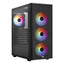 Case gaming RGB Aerocool DESIGNER-G-BK-V2 ventiladores 4 de 120 mm con vidrio lateral y malla frontal accm-es05143.11