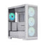 Case gaming RGB Apnx C1-WT-V1 mid tower ventiladores 4 de con malla frontal y lateral apcm-cr01043.21