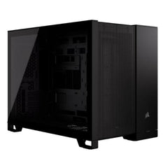 CASE GAMING CORSAIR 2500D AIRFLOW MINI TOWER SIN VENTILACIÓN INCLUIDA CON VIDRIO LATERAL Y MALLA FRONTAL CC-9011263-WW