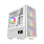 Case gaming RGB deepcool CH560 digital mid tower 3 ventiladores de 140 mm y 1 de 120 mm con vidrio lateral y malla frontal R-CH560-WHAPE4D-G1