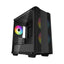 Case gaming deepcool CC360 ARGB mini tower ventiladores 3 de 140 mm con vidrio lateral y malla frontal 120R-CC360-BKAPM3-G1