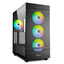 Case gaming RGB Sharkoon rebel C50 mid tower ventiladores 4 de 120 mm con vidrio lateral y malla frontal 4044951038244