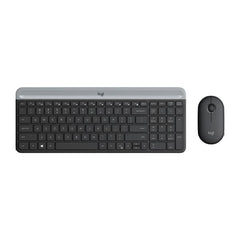 TECLADO Y MOUSE LOGITECH MK470 SLIM COMBO INALÁMBRICO 2.4 GHZ INGLÉS 920-009437
