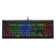 TECLADO GAMING RGB SHARKOON SKILLER SGK60 MECÁNICO ALÁMBRICO USB INGLÉS SWITCH ROJO 4044951030057