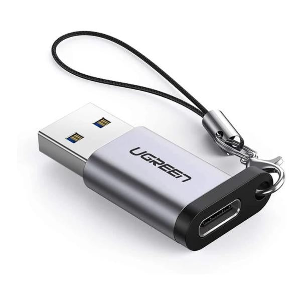 ADAPTADOR USB TIPO A 3.0 A TIPO C HEMBRA US276 50533 UGREEN GRIS