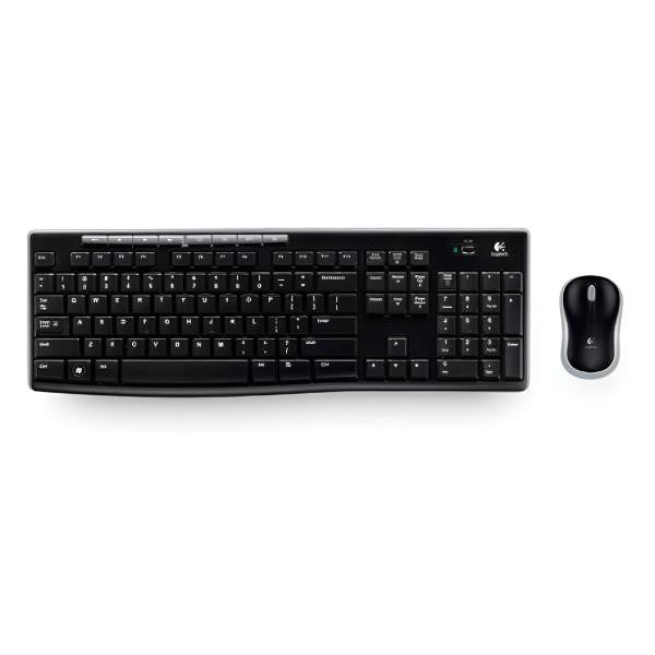 TECLADO Y MOUSE LOGITECH MK270 COMBO MEMBRANA INALÁMBRICO 2.4 GHZ INGLES 920-004536