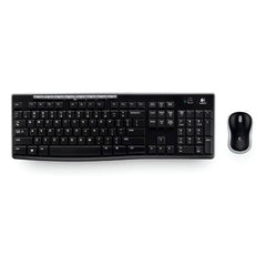 TECLADO Y MOUSE LOGITECH MK270 COMBO MEMBRANA INALÁMBRICO 2.4 GHZ INGLES 920-004536