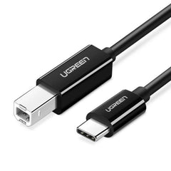 CABLE USB TIPO C A USB TIPO B IMPRESORA 2.0 US241 50446 UGREEN 2M NEGRO