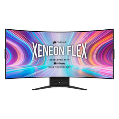 MONITOR GAMING 45" CORSAIR XENEON FLEX OLED 3440 x 1440 240HZ 0.03MS GTG BRILLO MAXIMO 1000 NIT CURVO NEGRO CM-9030001-NA
