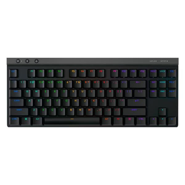 TECLADO GAMING RGB LOGITECH G515 LIGHTSPEED TKL MECÁNICO INALÁMBRICO BLUETOOTH INGLÉS 920-012423