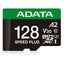 Memoria micro sdxc ADATA 128GB speed PLUS 4K drones