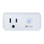 Enchufe Inteligente Ezviz CS-T30-10B-US WIFI 2.4ghz Control por Voz/monitoreo de Energia/temporizador Control de Dispositivos Electricos - Blanco