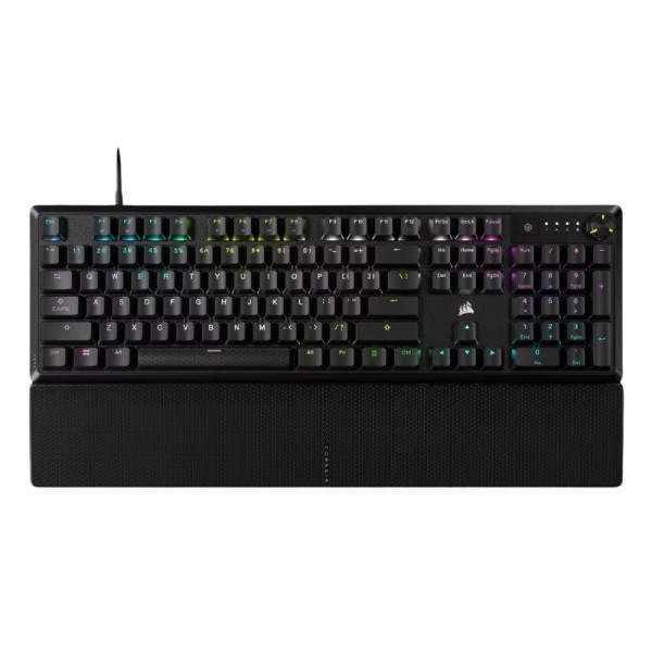 TECLADO GAMING RGB CORSAIR K70 CORE MECÁNICO ALÁMBRICO USB INGLÉS SWITCH ROJO CH-910981E-NA