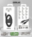 Cable USB Tipo C D32PT Gerlax - Negro C-c