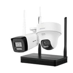 KIT CÁMARAS IP HIKVISION DS-J142(STD)/NKS422W02H BULLET 2MP 301501845