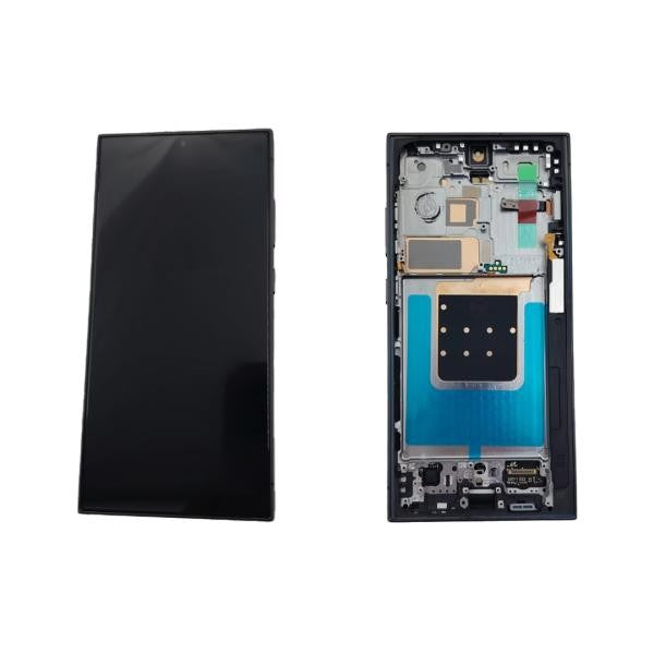 Repuesto LCD PANTALLA SAMSUNG GALAXY S24 ULTRA NEGRA CON MARCO