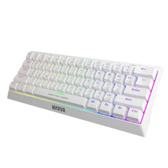 TECLADO LINEA PRO GAMING KG962WH MARVO BLANCO