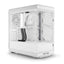 Case gaming Hyte Y40 mid tower ventiladores 2 de 120 mm con vidrio lateral y frontal CS-HYTE-Y40-WW