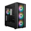 Case gaming RGB Cooler Master masterbox 600 mid tower 3 ventiladores de 140 mm y 1 de 120 mm con vidrio lateral y malla frontal MB600-KGNN-S00