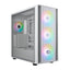Case gaming RGB Cooler Master masterbox 600 mid tower 3 ventiladores de 140 mm y 1 de 120 mm con vidrio lateral y malla frontal MB600-WGNN-S00