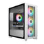 Case Gaming RGB Cooler Master Elite 301 Mini Tower Ventiladores 3 de 120MM con Vidrio Lateral y Malla Frontal E301-WGNN-S00 - Blanco