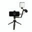 Kit de Vlogging Unno Tekno PH1902BK con Luz y Micrófono - Negro
