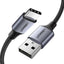 Cable UGREEN US288 usb-a a USB-C 3A 2M carga rapida 60128