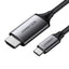 Cable UGREEN MM142 USB-C a HDMI 4K 1.5m 50570 negro gris