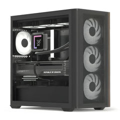 CASE GAMING RGB AEROCOOL D301A MINI TOWER VENTILADORES 4 DE 120MM CON VIDRIO LATERAL Y MALLA FRONTAL D301A-G-BK-V2