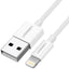 Cable Ugreen US155 USB-A a Lightning 1M 20728 - Blanco