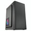 Case CM03Q1RA001C mini tower sin ventilación incluida con panel lateral y con fuente de poder 600W
