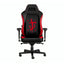 Noblechairs silla gaming hero doom cuero sintético negro rojo