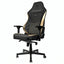 Silla gaming Noblechairs hero edición dignitas cuero sintético nbl-hro-pu-dte negro dorado