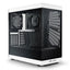 Case gaming Hyte Y40 mid tower vidrio templado 1 abanico trasero y 1 abanico con vidrio panorámico lateral y frontal CS-HYTE-Y40-BW negro blanco