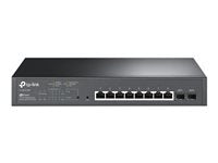 TP-Link JetStream TL-SG2210MP - Conmutador - inteligente - 8 x 10/100/1000 (PoE ) 2 x SFP - montaje en rack