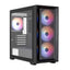 Case gaming RGB Aerocool tern mini mini tower ventiladores 4 de 120 mm con vidrio lateral y malla frontal tern MINI-G-BK-V2