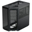 Case Apnx V1-BK-V1 mid tower sin ventilación incluida con vidrio lateral y malla frontal angulada apcm-vi01003.11