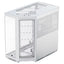 Case Apnx V1-WT-V1 mid tower sin ventilación incluida con vidrio lateral y malla frontal angulada apcm-vi01003.21