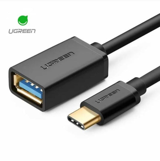 ADAPTADOR OTG USB TIPO C A USB TIPO A HEMBRA US154 30701 UGREEN NEGRO
