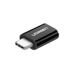 ADAPTADOR OTG USB TIPO C MACHO A USB MICRO B HEMBRA US157 30391 UGREEN NEGRO