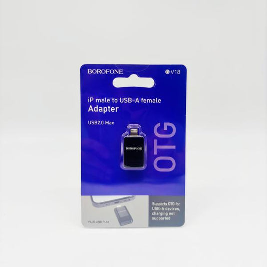 ADAPTADOR OTG BOROFONE BV18 LIGTHING A UBS HEMBRA