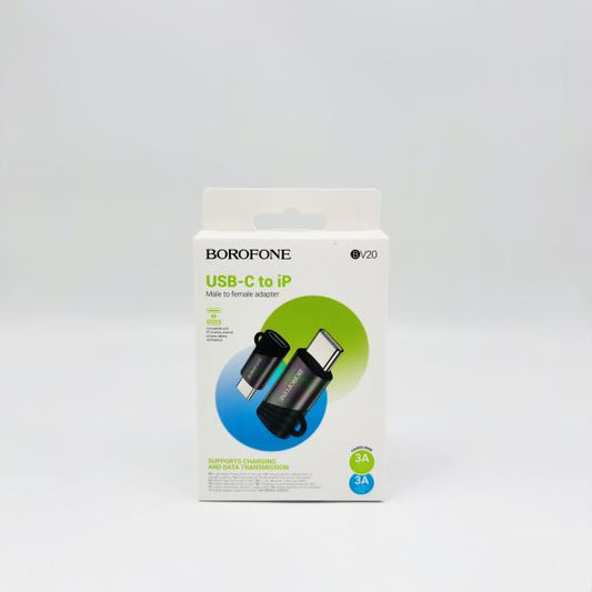 ADAPTADOR  BOROFONE BV20  TIPO C MACHO A LIGTHING HEMBRA