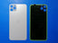 Tapa Iphone 11 PRO MAX - Plateada Sin Marco