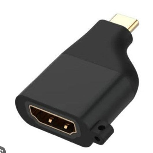 ADAPTADOR CONVERTIDOR USB TIPO C MACHO A HDMI TIPO A HEMBRA OTN-9532T ONTEN NEGRO