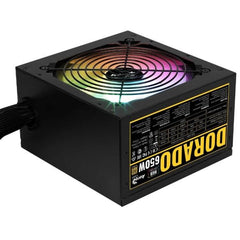 FUENTE DE PODER AEROCOOL DORADO 650W 80 PLUS GOLD NO MODULAR ATX ACPG-DO65FUC.11