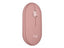 Logitech Pebble Mouse 2 M350s - Ratón - óptico 3 botones - inalámbrico - Bluetooth - rosa
