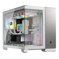 CASE CORSAIR 2500X MID TOWER SIN VENTILACIÓN CON VIDRIO LATERAL Y MALLA FRONTAL CC-9011289-WW