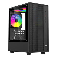 CASE EAGLE WARRIOR CG02ANRA002C MINI TOWER VENTILADORES 3 DE 120MM PANEL DE VIDRIO LATERAL