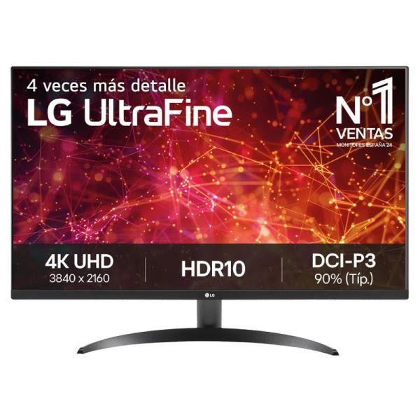 MONITOR GAMING LG 32UR500K-B 31.5" PLANO 3840 X 2160 60HZ 4K UHD VA HDR10 DP Y HDMI